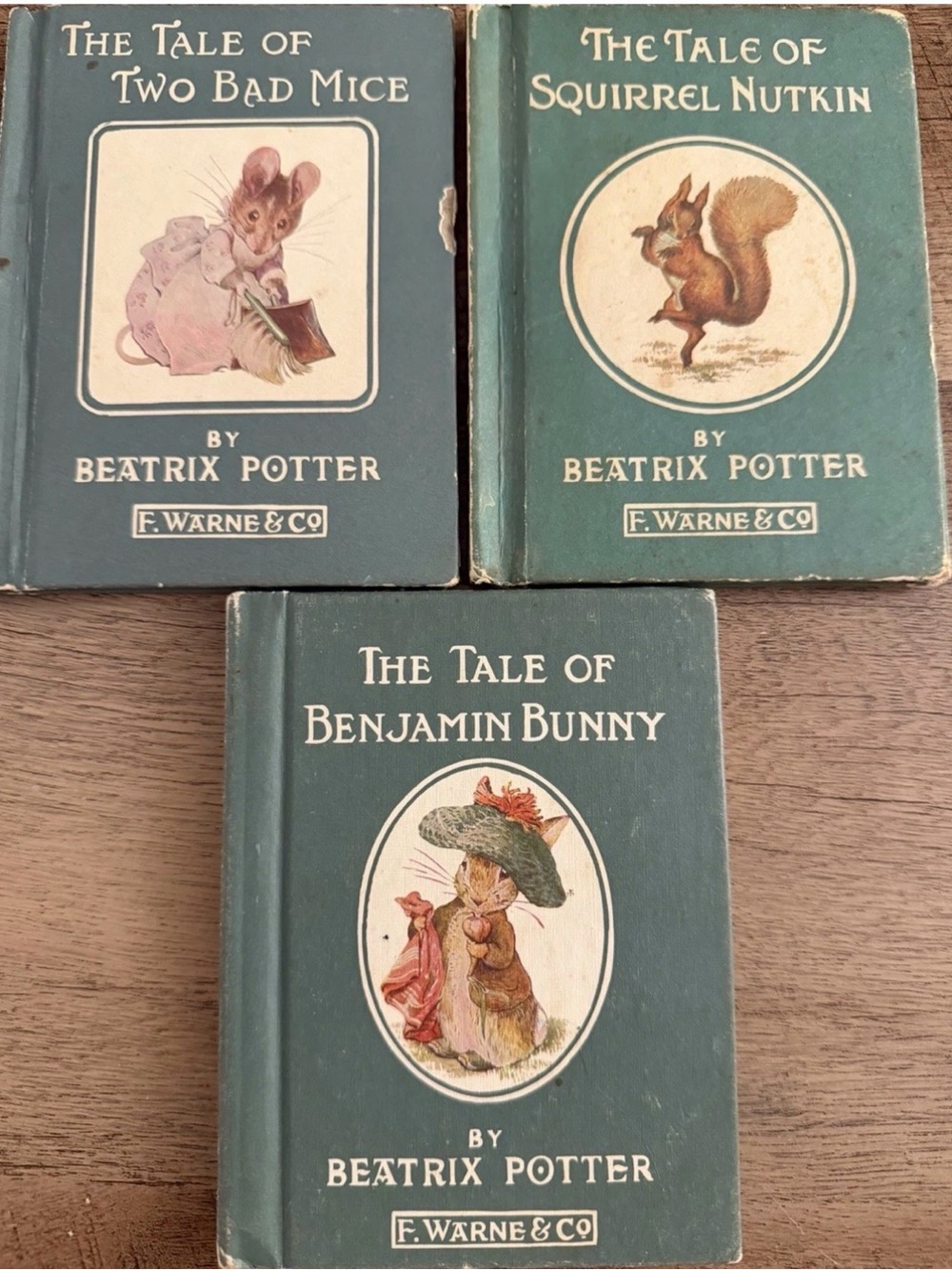 1930s Edition Beatrix potter hardcover illustrated books